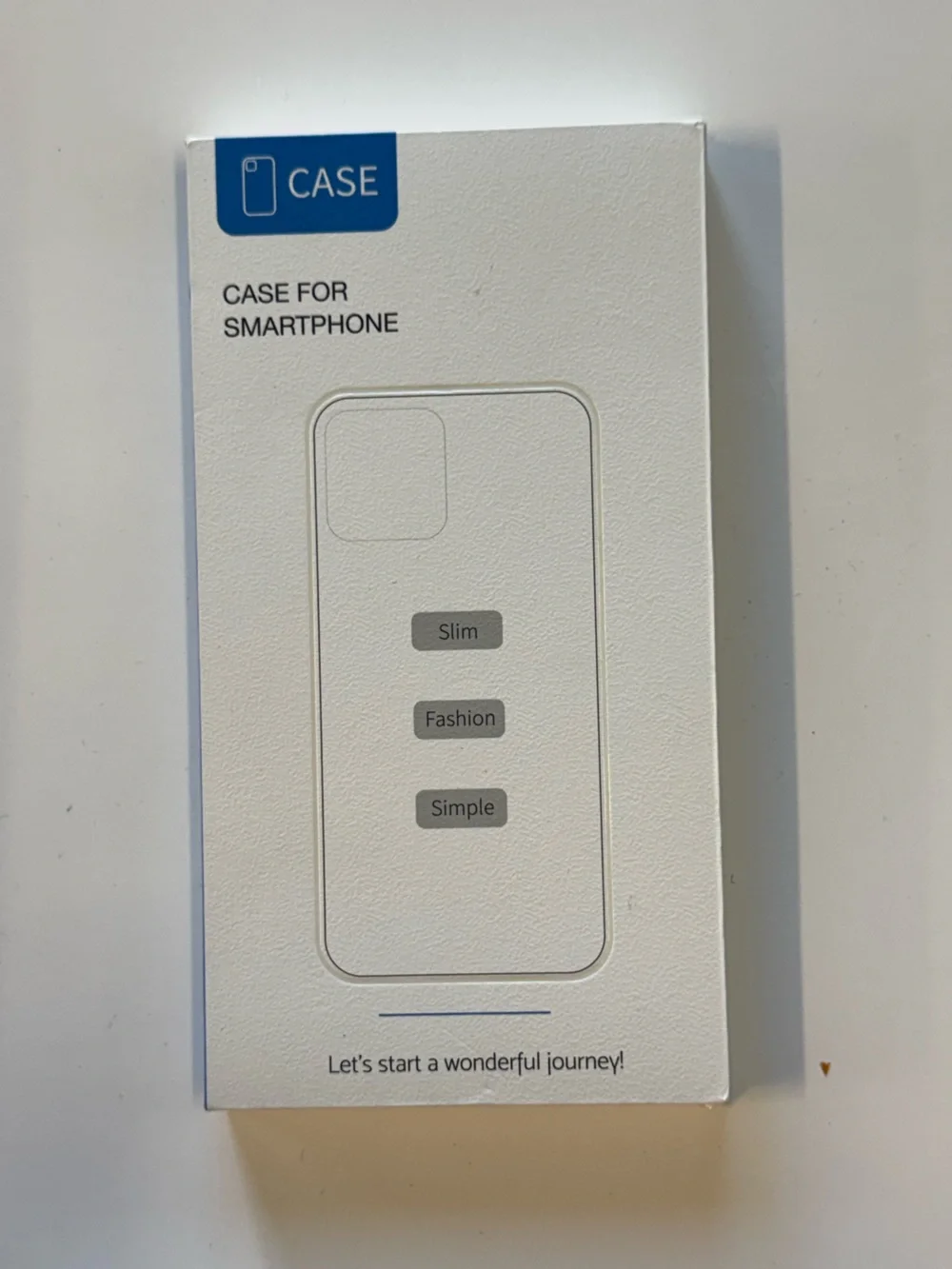White Smartphone Case – Slim Fashion Simple